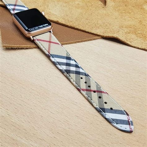 authentic burberry apple watch band.